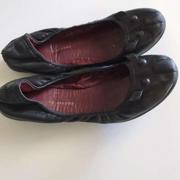 Marc By Marc Jacobs Black Mouse Flats - Picture 4 of 4
